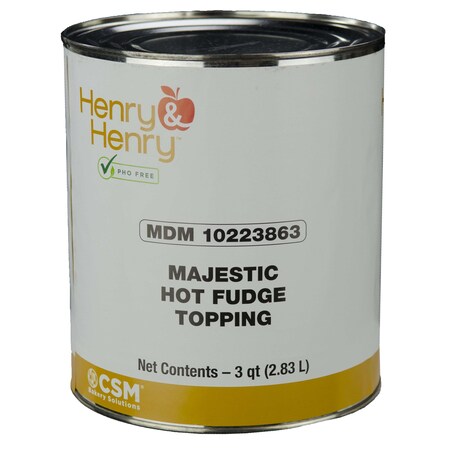 Henry And Henry Henry And Henry Majestic Hot Fudge Topping 45.4lbs, PK6 10223863